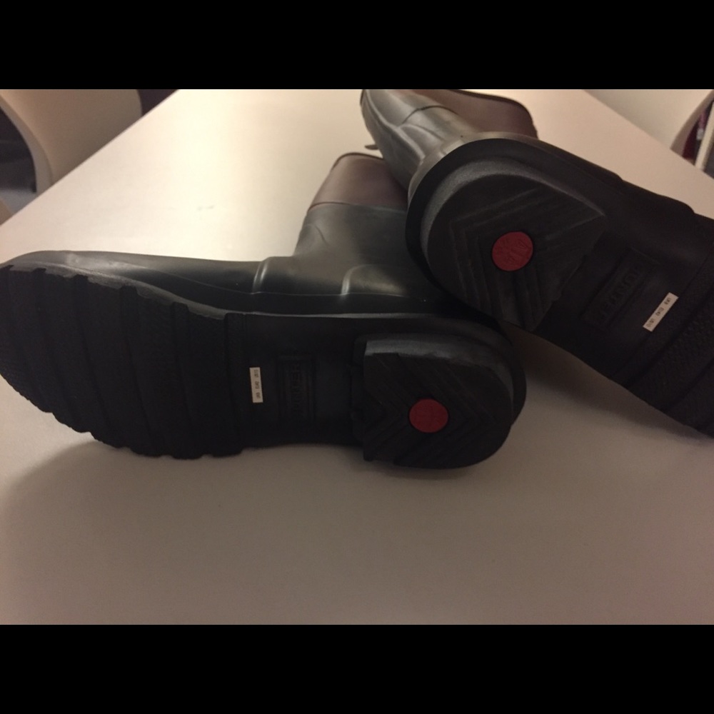 HUNTER 3 tone Tall Rain Boots - Picture 5 of 6